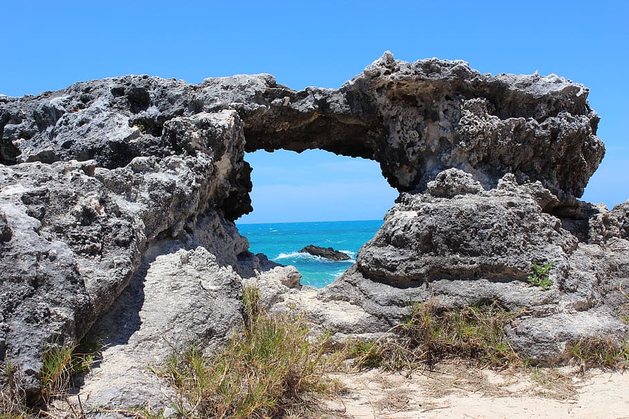 bermuda, water, amazing, ocean, sea, travel, image3, rock - object, solid, rock