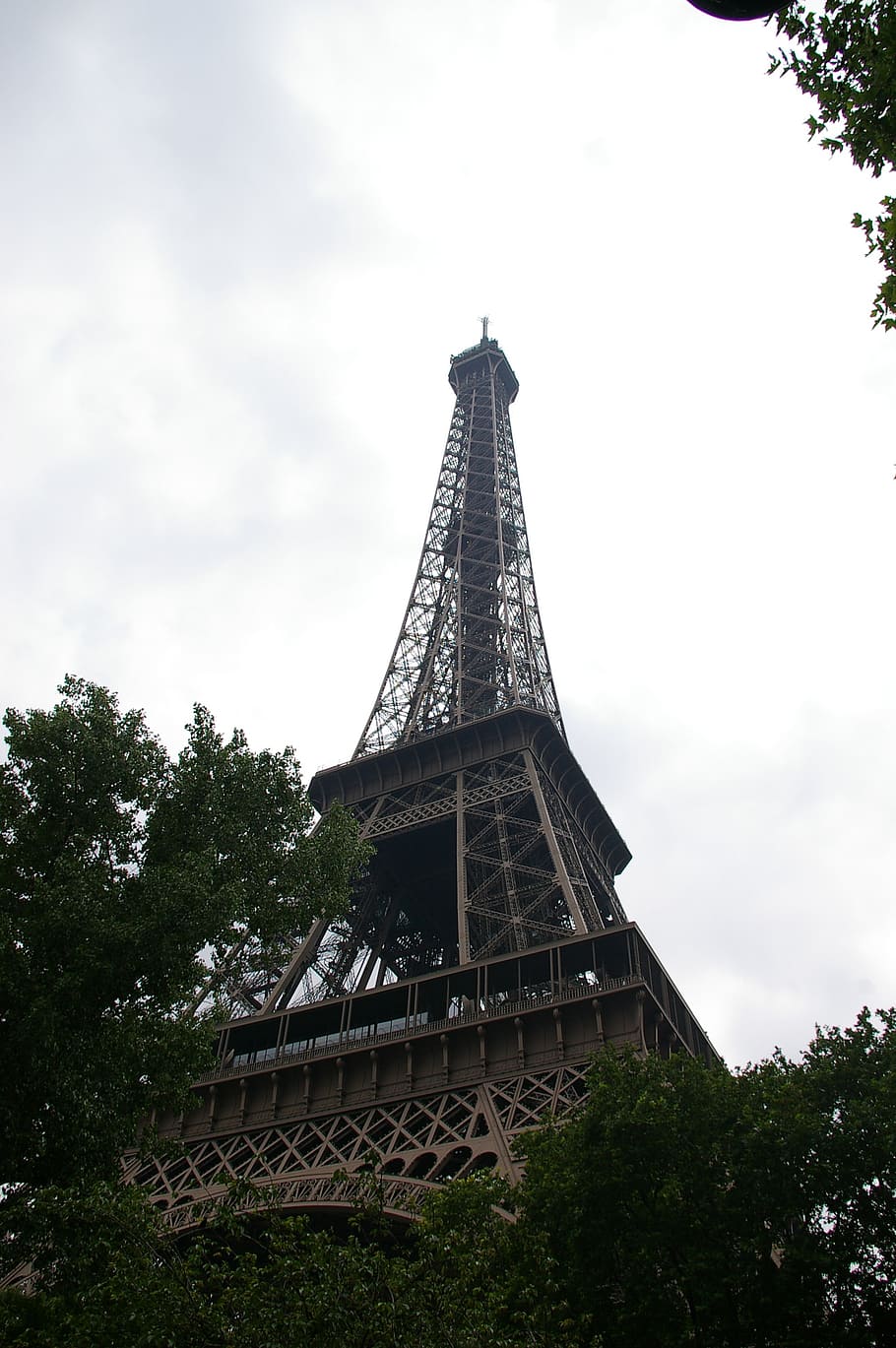 paris, berawan, prancis, arsitektur, langit, tengara, indah, paris - Perancis, Menara eiffel, menara