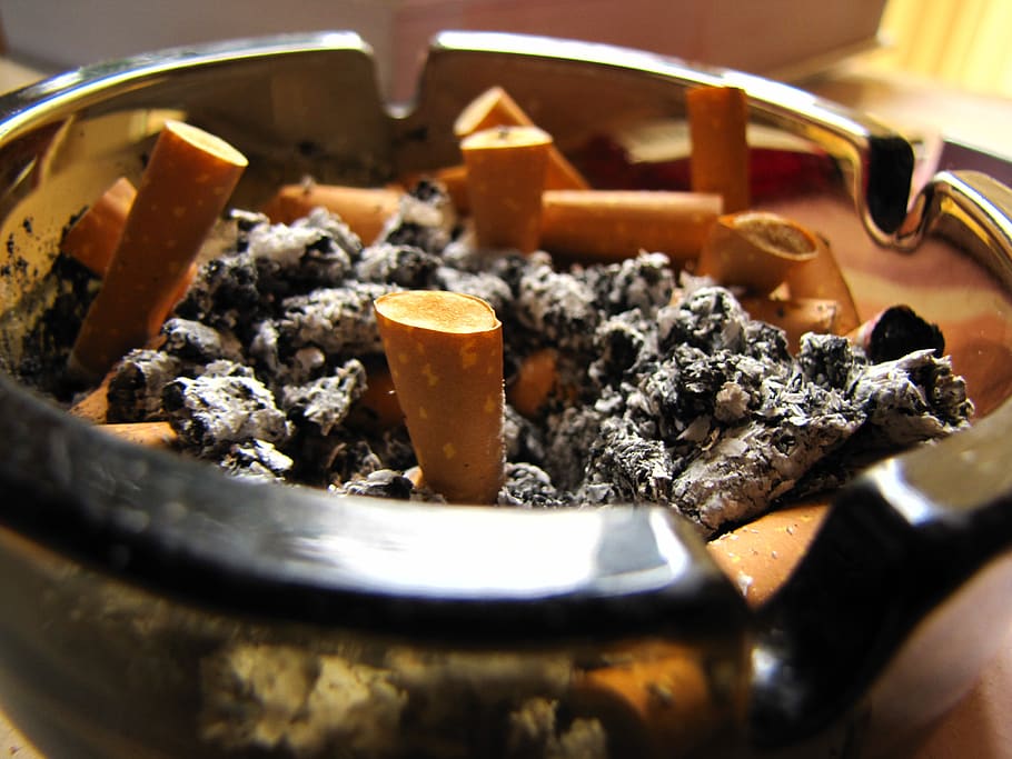 ashtray, smoke, smoking, tobacco, butt, butts, cigarette, fag, filter, cigarettes