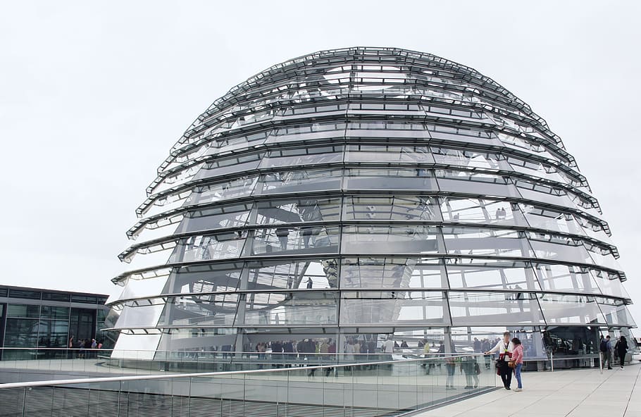 berlin, bundestag, dome, germany, building, built structure, architecture, building exterior, modern, city