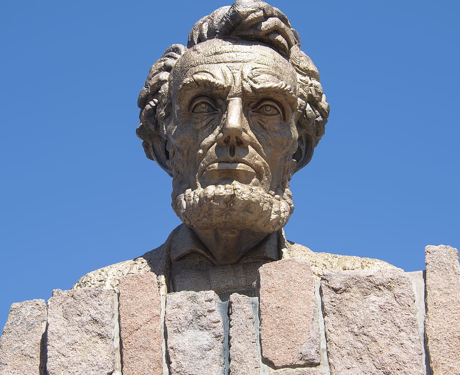 Lincoln, estatua, presidente, monumento, Estados Unidos, punto de referencia, Washington, histórico, memorial, escultura