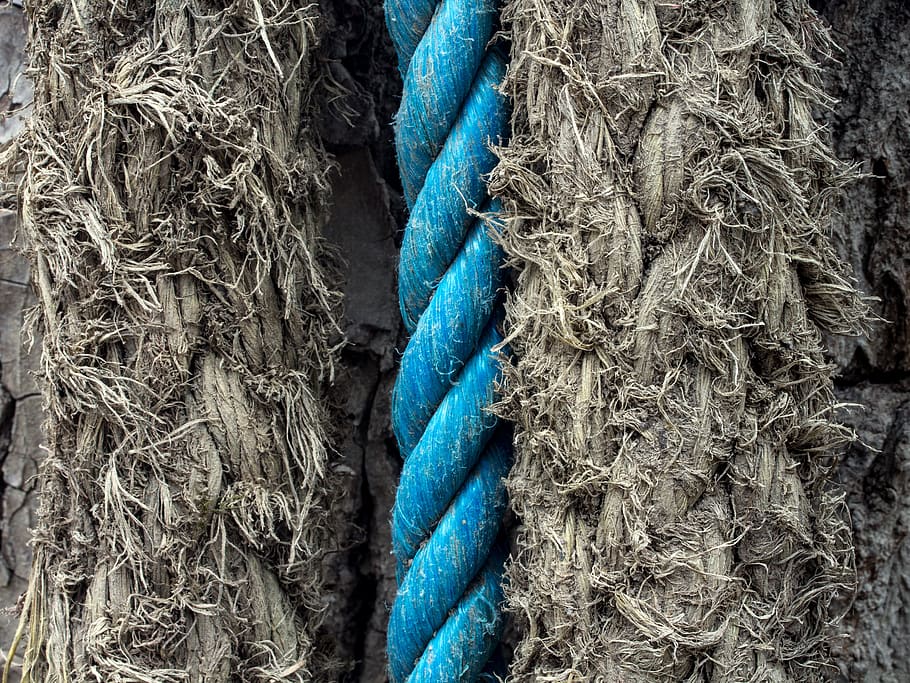 cord, leash, old, rope, blue, close-up, backgrounds, full frame, day, still life