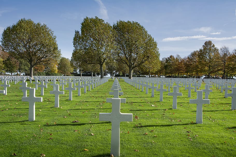 guerra mundial 2, cementerio, países bajos, soldado, militar, cruz, monumento, memorial, margraten, cementerio americano y memorial