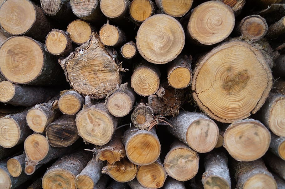 madera, leña, peines para cortar hilos, holzstapel, calor, pila de leña, apilados, almacenamiento, árbol, marrón