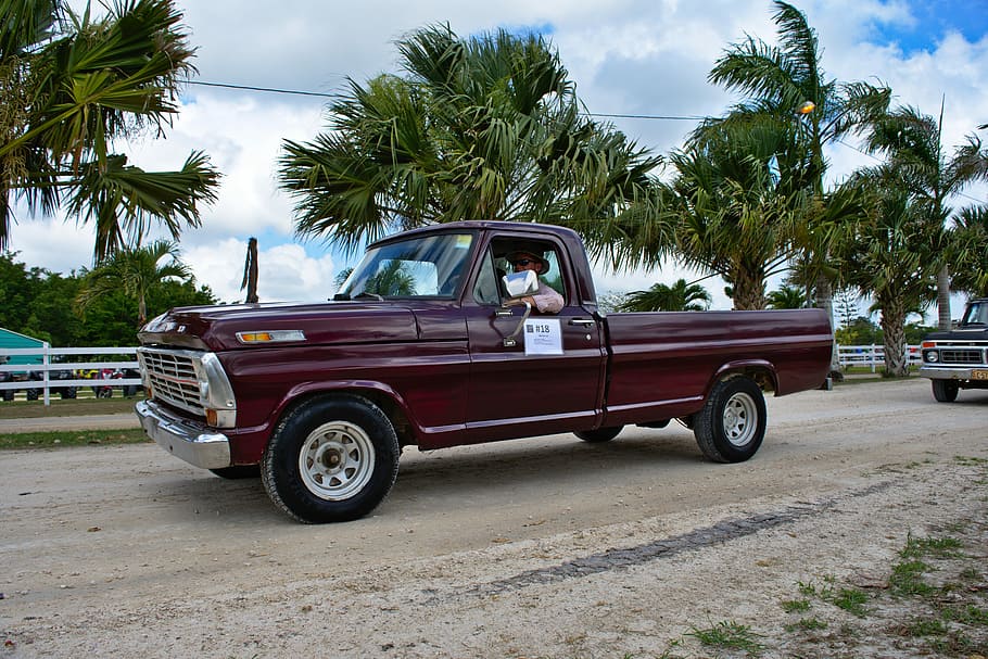 ford, antique, truck, vehicle, transportation system, road, travel, parade, memories, old