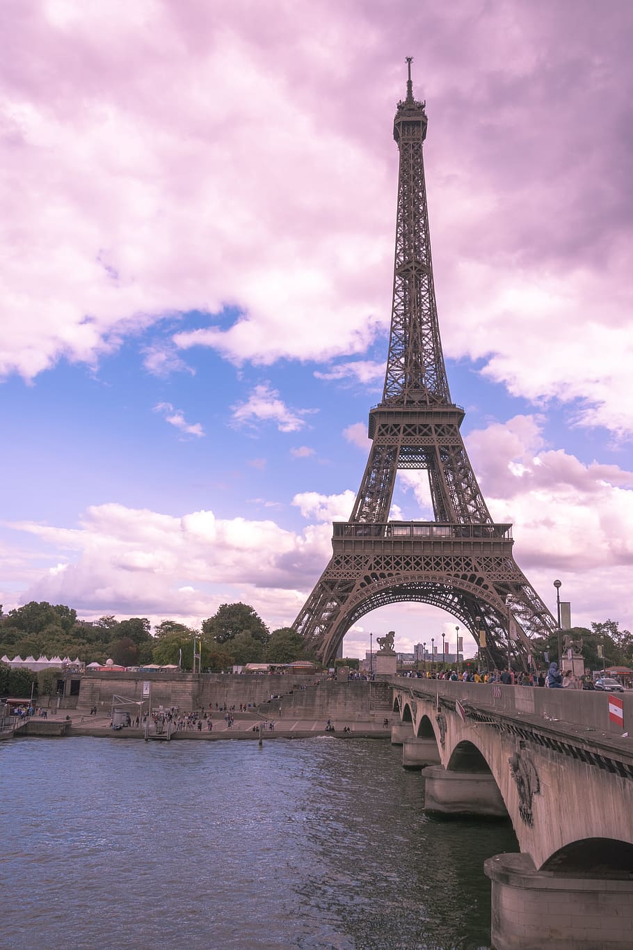 Torre Eiffel, París, turismo, punto de referencia, Francia, estructura construida, arquitectura, cielo, torre, agua