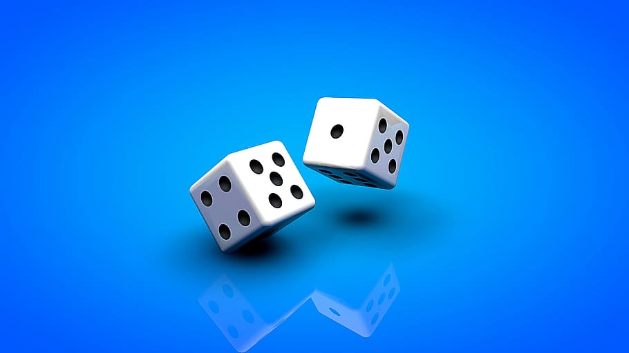 two, white, dice, digital, wallpaper, game, random, good luck, cube, casino