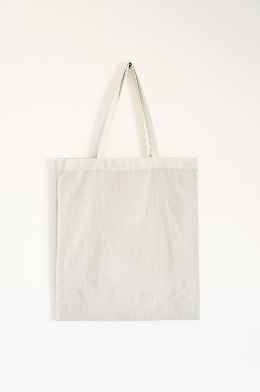 bolsa, algodão, bolsa de algodão, têxtil, parede, branco, em branco, modelo, recurso de design, plano de fundo
