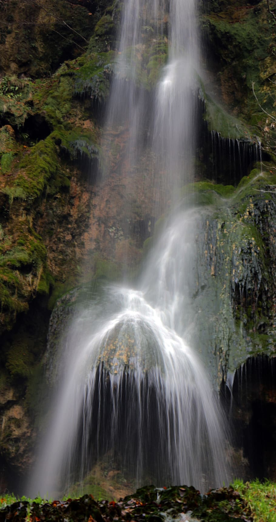 waterfall, bad urach, alb eaves, gorge, waterfalls, migratory goal, destination, baden württemberg, urach, karst