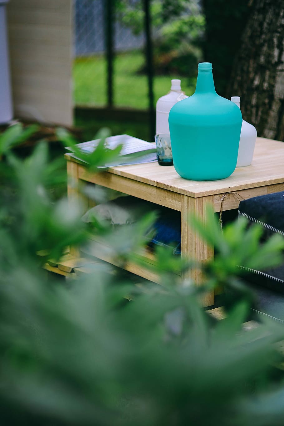 items, sunny, garden, Miscellaneous, outside, outdoors, various, table, green Color, food