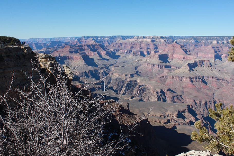 grand canyon, us travel, all strips, mather point, matter poing, scenics - nature, tranquil scene, sky, tranquility, landscape