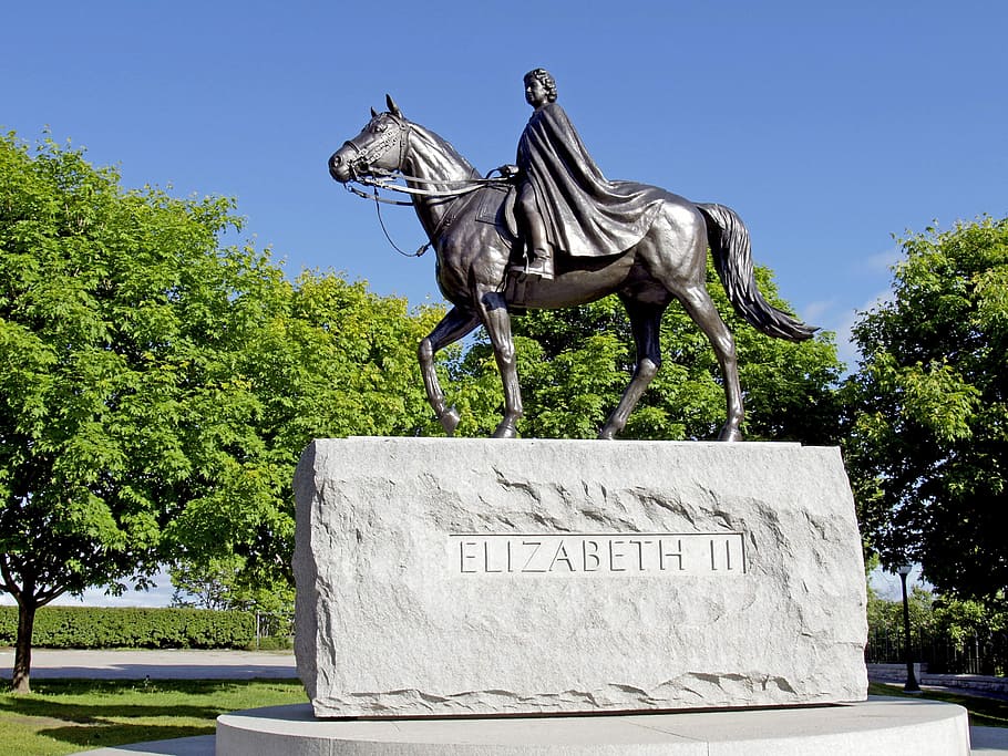 Queen Elizabeth, Statue, Ottawa, Canada, ottawa, canada, landmark, england, royal, queen, elizabeth