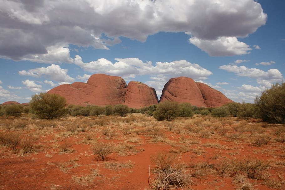 kata tjuta, olgas, australia, kata, tjuta, landscape, rock, desert, outback, red