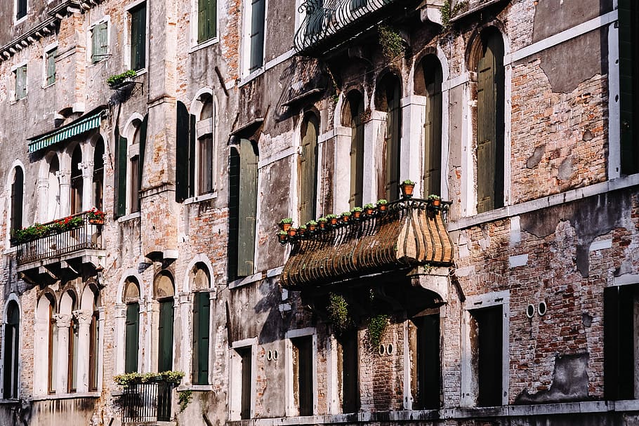 viaje, venecia, italia, vacaciones, arquitectura, edificios, casco antiguo, europa, italiano, veneto
