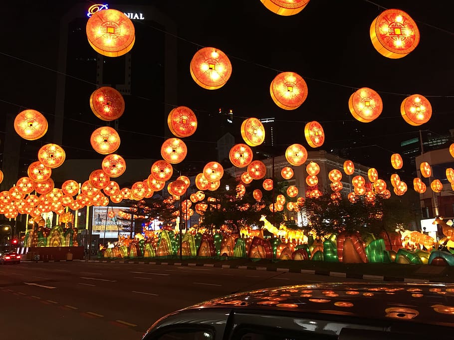 2018 mid-autumn festival, lantern, festival, singapore, night, chinese, moon, new, year, holiday
