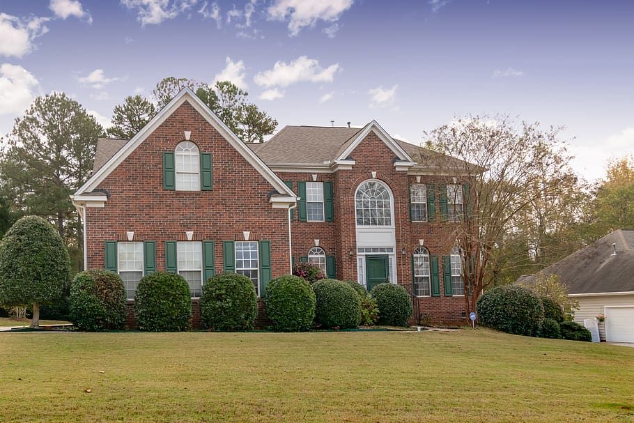 home, real estate, for sale, southern architecture, southern home, fall, autumn, brick, house ...