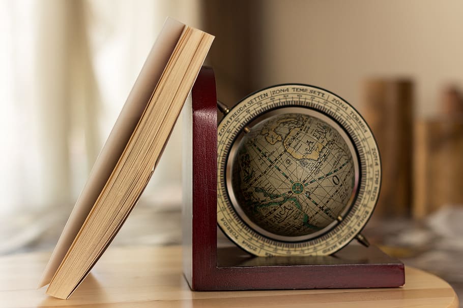 brown, book, bookend, Atlas, Map, Travel, Holidays, trip, world, holiday