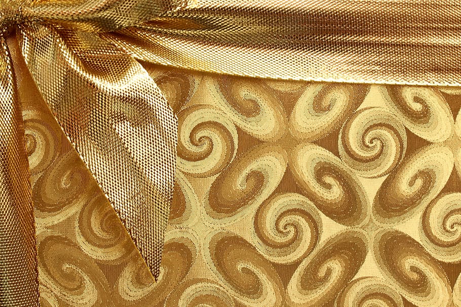 brown ribbon, gift, box, present, background, recreation, ribbon, nose, christmas, birthday