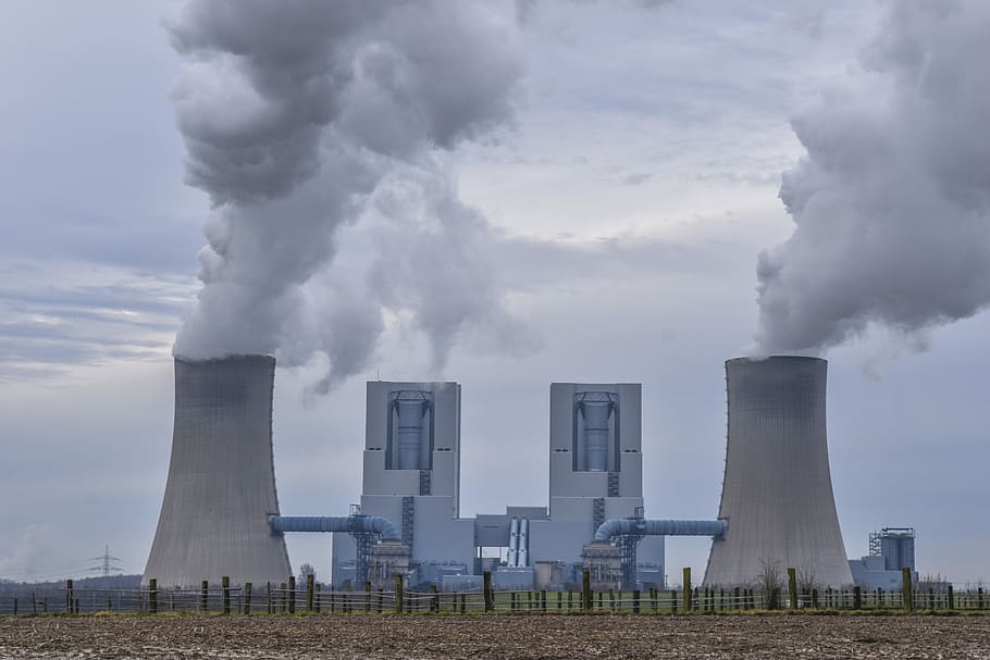 power plant, coal fired power plant, energy, industry, current, chimney, factory, pollution, electricity, industrial plant