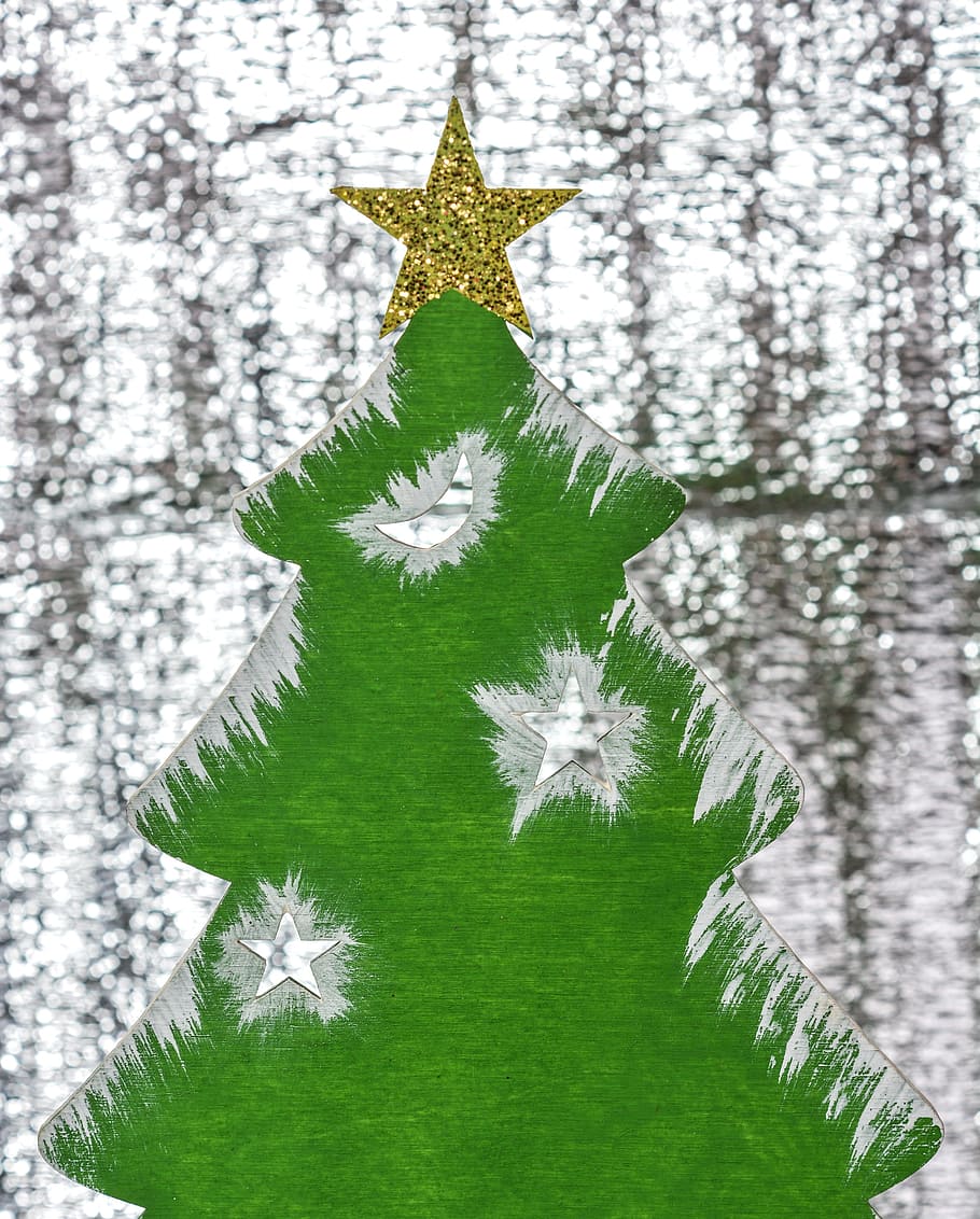 árbol, decoración, árbol de navidad, feriado, invierno, diciembre, celebración, verde, estrella, decorativos