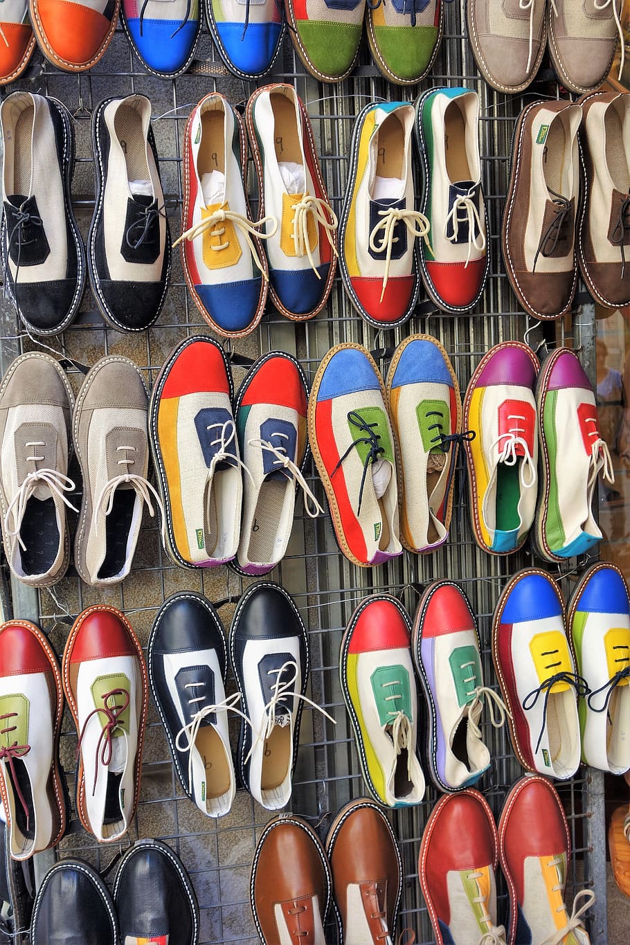 footwear, shoe, clothing, color, fashion, soller, canvas shoes, mallorca, choice, variation