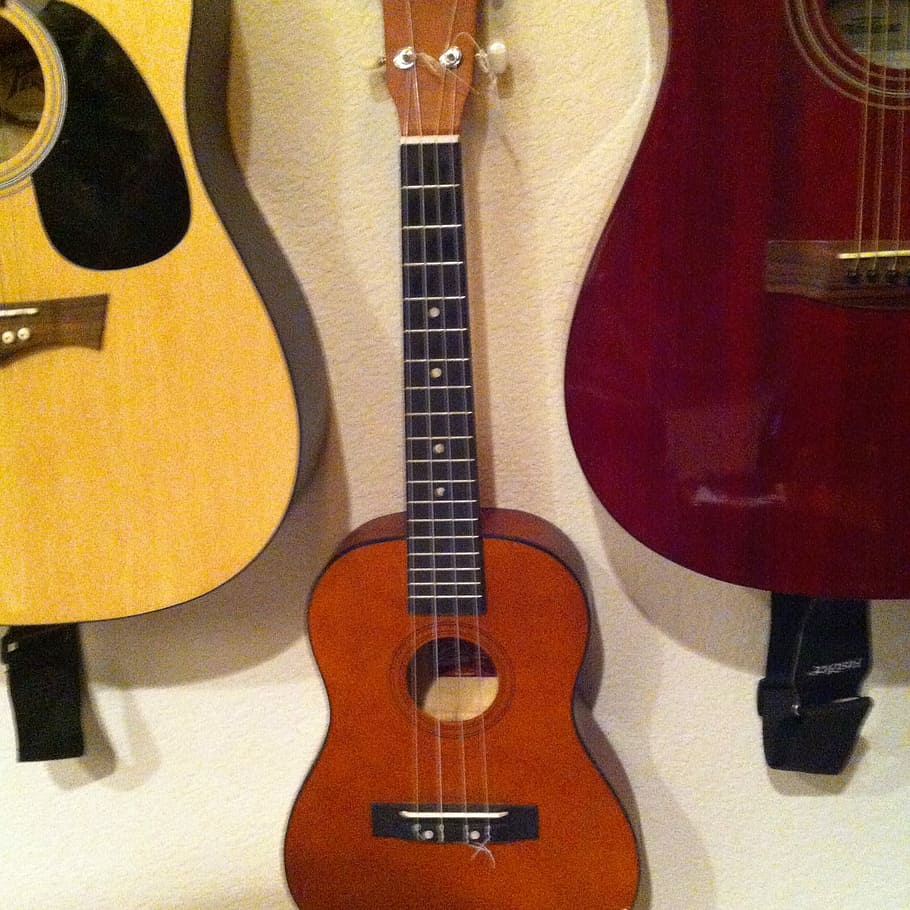 Guitar, Ukulele, Music, Instrument, music, instrument, acoustic, musical, string, hawaiian, wooden