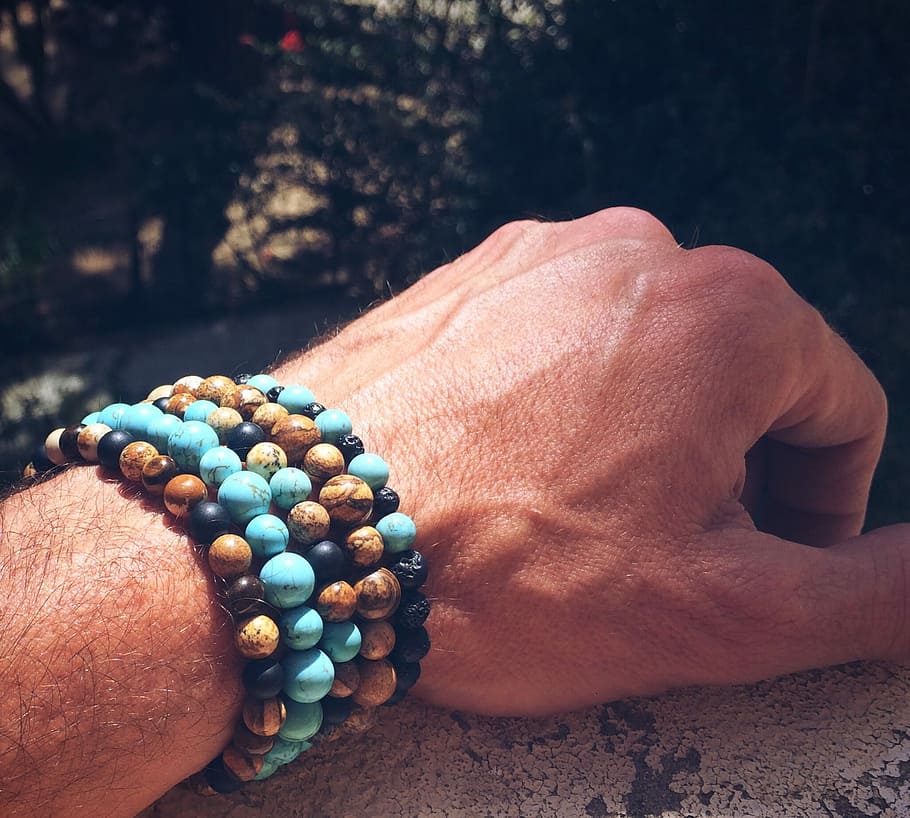 person, hand, wearing, bracelet, Amanu, Jewelry, Trends, Corsican, Craft, turquoise
