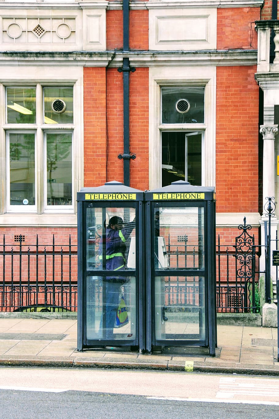 Phone Booth, Telephone House, Dispensary, telephone, payphone, london, england, phone, call, communication