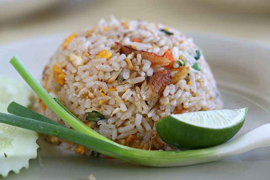 Thai food Rice for reheated  