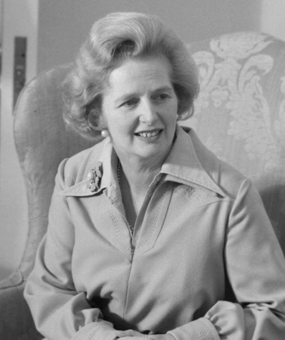 margaret thatcher, politician, prime minister, uk, united kingdom, policy, portrait, woman, skeptical, one person