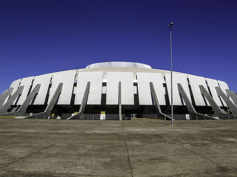 Nilson Nelson Gymnasium, Brasilia, Brazil, brasil, Brasília, public domain, sports complex, architecture, building Exterior, built Structure