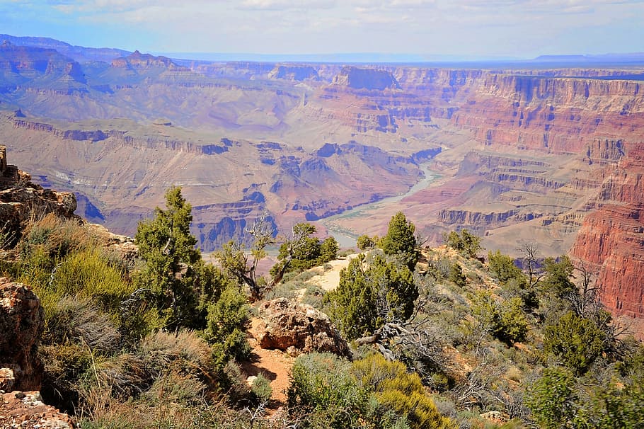 grand, canyon, arizona, landscape, desert, nature, national, park, usa, southwest