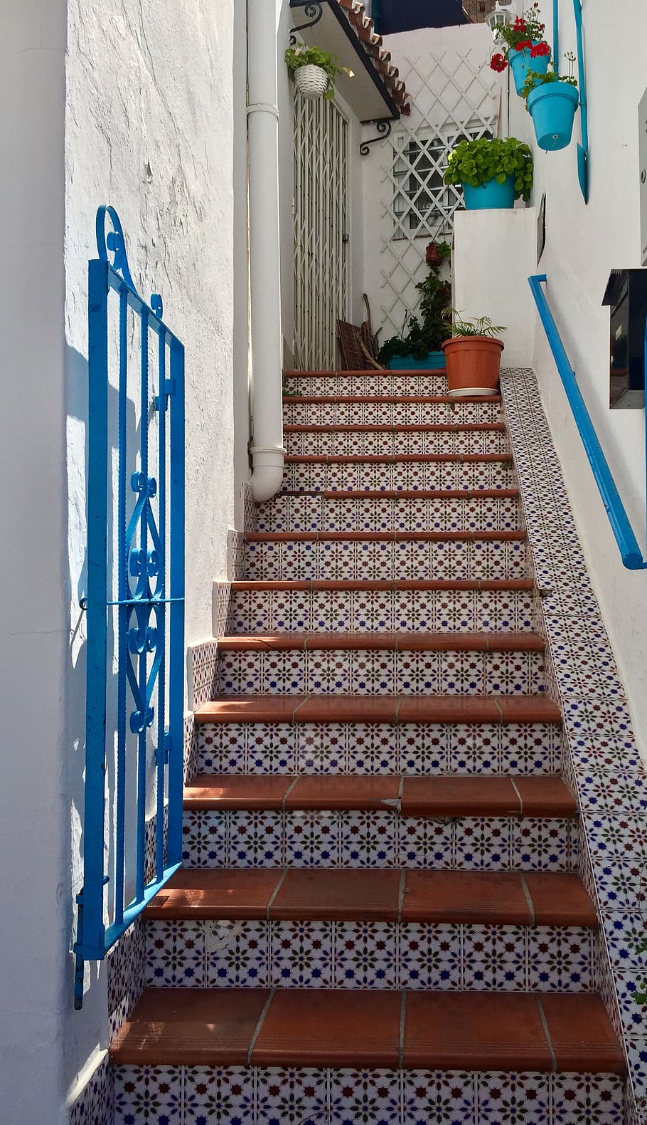 steps, tiles, stairs, tile, staircase, architecture, stairway, design, funky, pattern