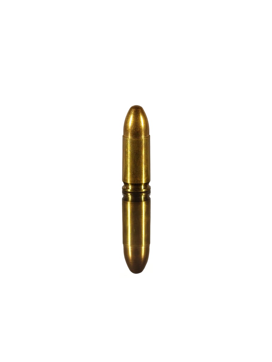ammunition, ball, cartridge, mirroring, reflection, brass, gold, close, shoot, weapon