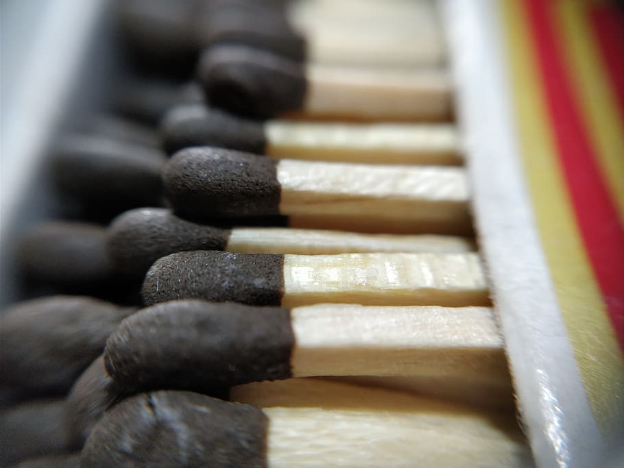 matchsticks, wood, macro, colourful, matchbox, leisure games, in a row, board game, relaxation, game
