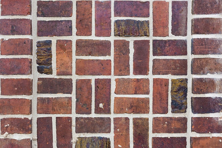 brick, wall, background, brick wall, red, construction, mortar, pattern, rectangle, blocks