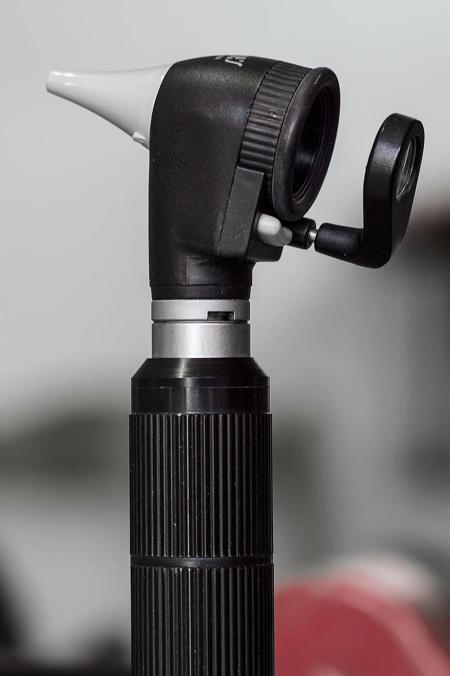 otoscope, ear examination, ear specialist, medical, diagnosis, equipment, technology, close-up, focus on foreground, photography themes