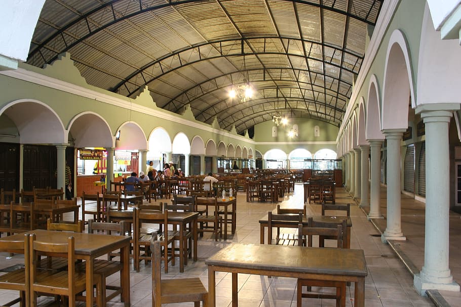 Valladolid, Yucatán, Bazar, silla, restaurante, mesa, cafetería, arquitectura, arco, asiento