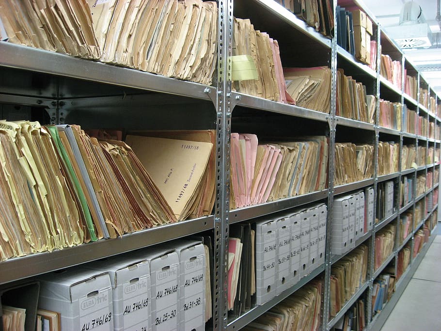folder, abu-abu, rak, file, ddr, arsip, perpustakaan, buku, rak buku, pendidikan
