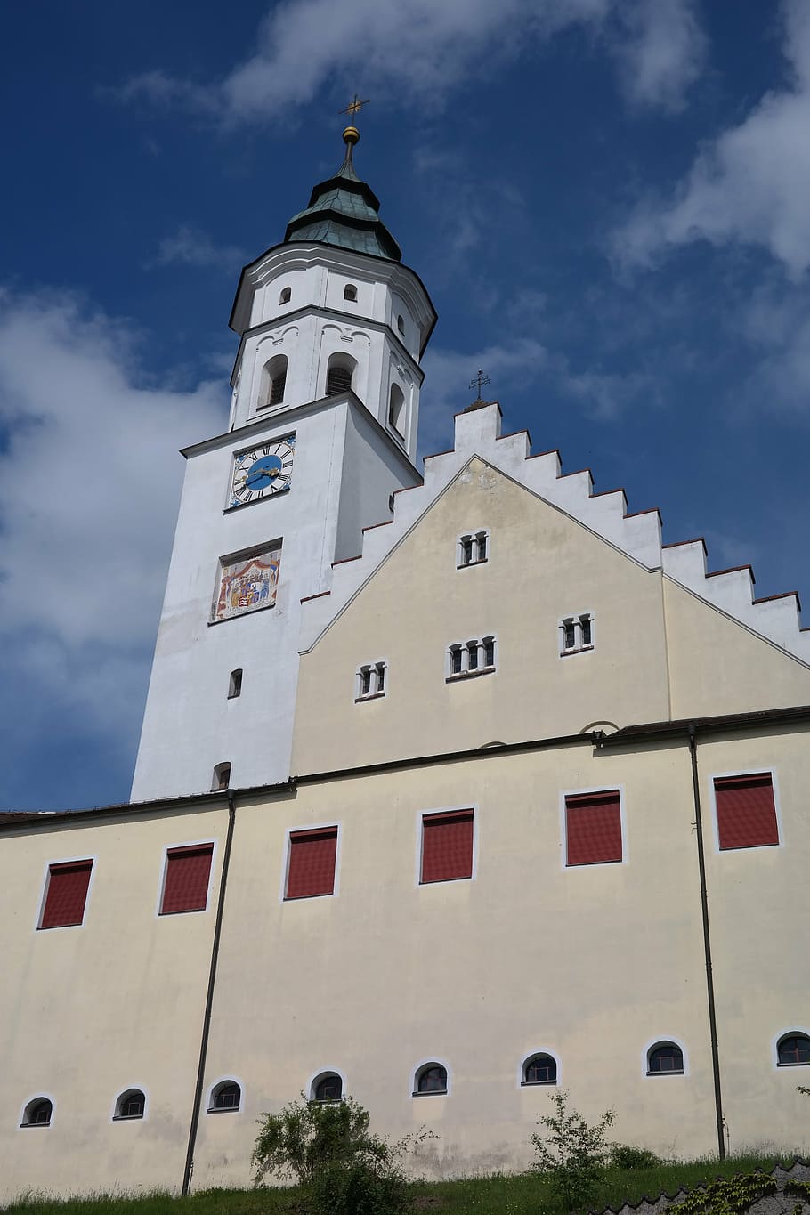 church st andreas, church, babenhausen, parish church, house of worship, fugger closed, fugger concluded babenhausen, architecture, tower, built structure