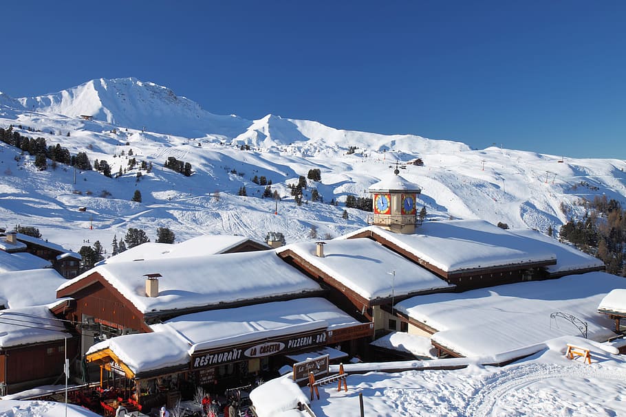Active, Alpine, Alps, Cold, Europe, france, high, hills, hotel, landscape