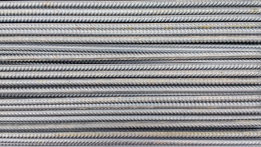 Steel, Reinforcement, Iron, Metal, steel, reinforcement, site, pattern, background, aluminum, silver colored