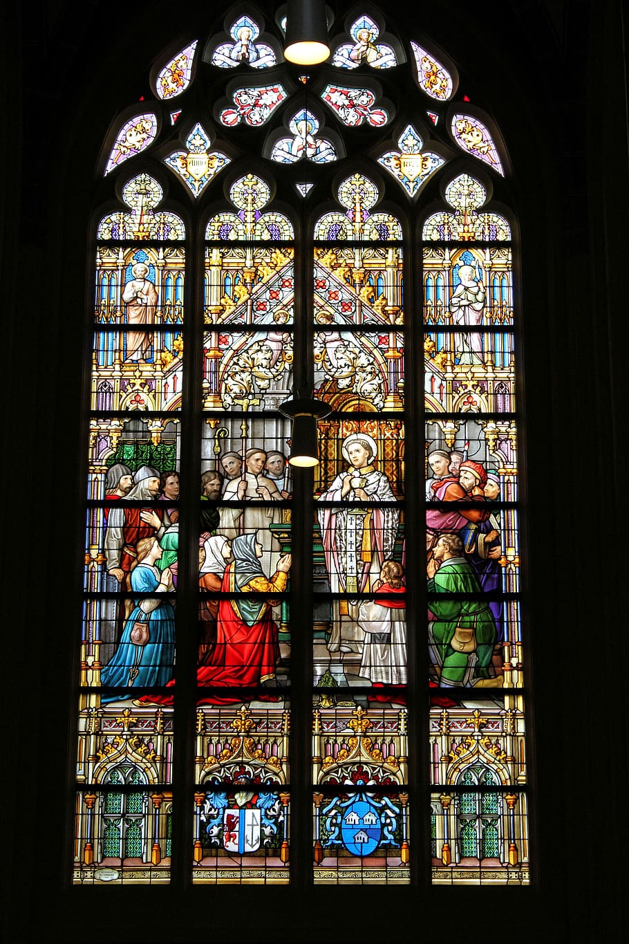 church, stained glass, stained, window, mosaic, historical, monument, art, religious, glass