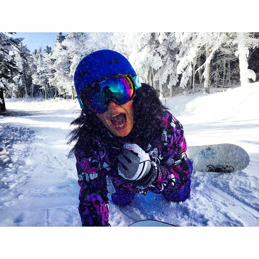 snowboarding, vermont, opening day, women, snow, winter sports, winter, outdoors, fun, people