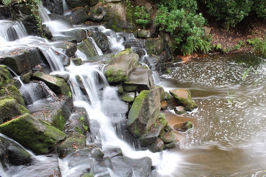 Waterfall, Rocks, Stone, Flow, Nature, water, landscape, stream, river, travel