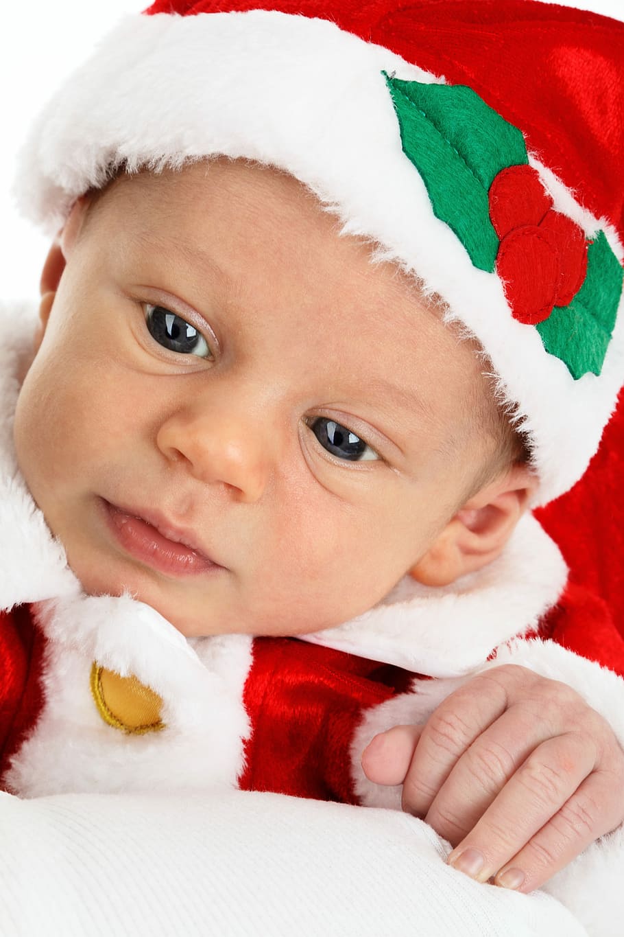赤ちゃん, サンタクロースの衣装, 愛らしい, お祝い, 子供, クリスマス, サンタ, クラウス, かわいい, 幸福