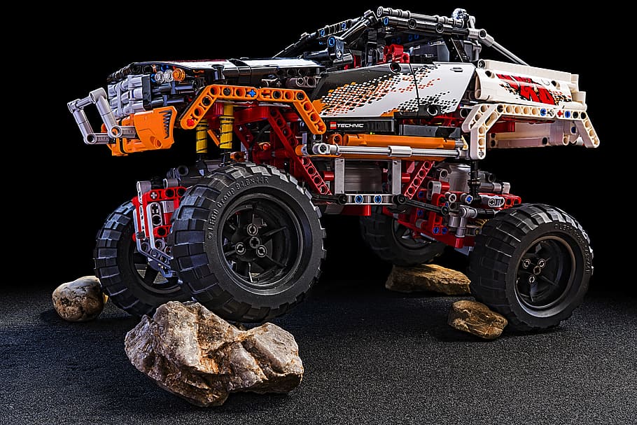 monster truck, lego technic, technic, lego, technology, component, toys, play, background, truck