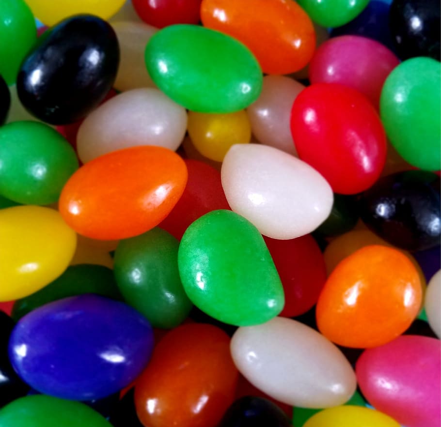 jelly beans, candy, colorful, food, sweets, assorted, yummy, birthday, jelly, beans
