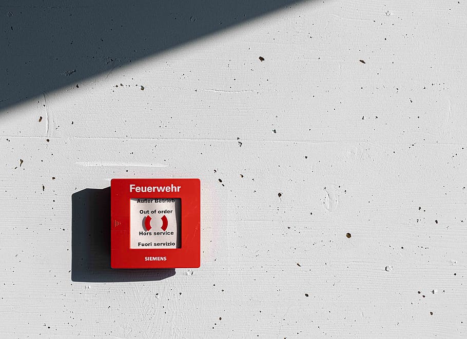 firefighter, alarm, button, red, risk, technology, emergency, security,  fire, wall - building feature | Pxfuel