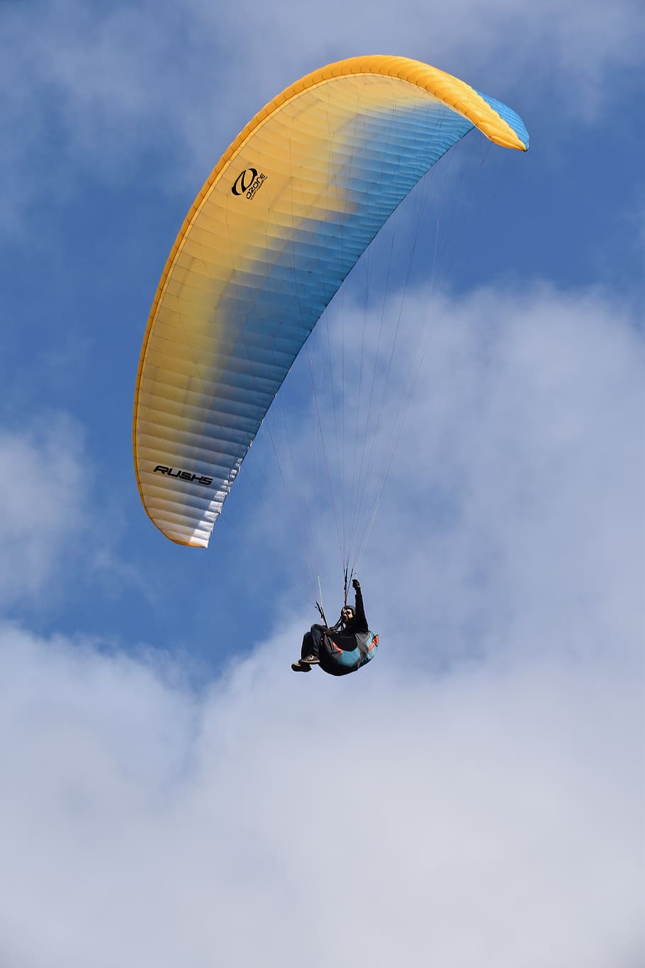 paragliding, paraglider, fifth wheel, seat paraglider, aircraft, flight, thermal, wind, fly, nature